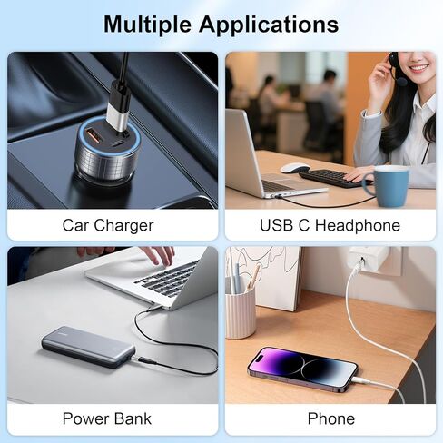 Cebkit USB C Male to USB 3.0 Female Adapter 5Pack OTG Adapter in Kuwait