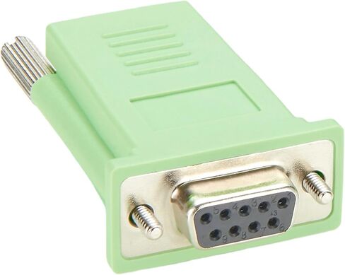 RJ45 Female to DB9 Female Serial Console Adapter Compatible with CAB-9AS-FDTE for Console Server, Routers, Switches, Modems in Kuwait