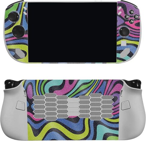 Glossy Glitter Gaming Skin Compatible with Lenovo Legion Go 2 (2025) - Thermal Topography - Premium 3M Vinyl Protective Wrap Decal Cover - Easy to Apply | Crafted in the USA by MightySkins in Kuwait