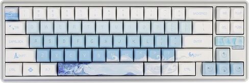 لوحة مفاتيح ميكانيكية Varmilo Sword68 Ariel ألومنيوم 65% Hotswap لاسلكية RGB (Varmilo MX Daisy L) in Kuwait