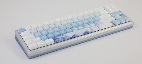 لوحة مفاتيح ميكانيكية Varmilo Sword68 Ariel ألومنيوم 65% Hotswap لاسلكية RGB (Varmilo MX Daisy L) in Kuwait