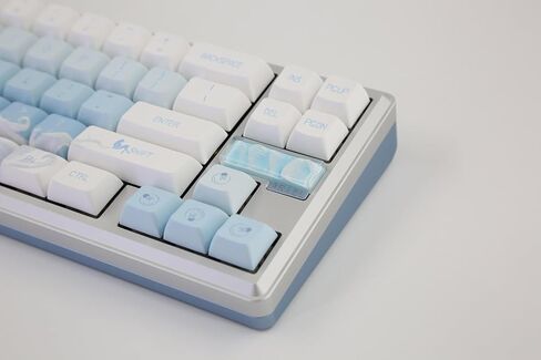 لوحة مفاتيح ميكانيكية Varmilo Sword68 Ariel ألومنيوم 65% Hotswap لاسلكية RGB (Varmilo MX Daisy L) in Kuwait
