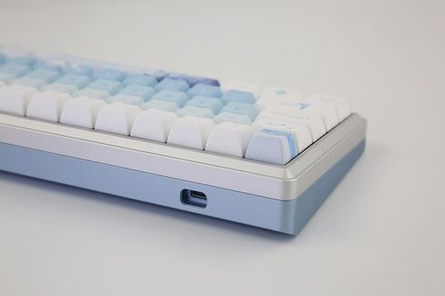 لوحة مفاتيح ميكانيكية Varmilo Sword68 Ariel ألومنيوم 65% Hotswap لاسلكية RGB (Varmilo MX Daisy L) in Kuwait