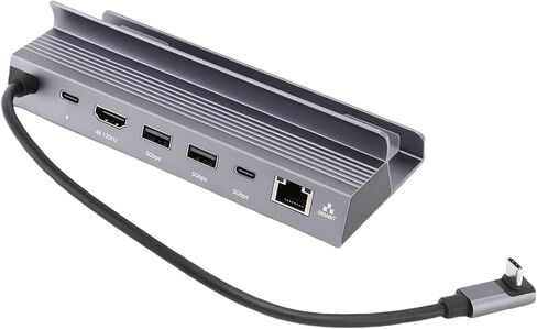 6 in 1 USB C Docking Station USB C Hub Dock 4K120Hz HD Multimedia Interface 100W PD Charging 1000Mbps RJ45 Ethernet Port 5Gbps 3.0 for Laptop Computer in Kuwait