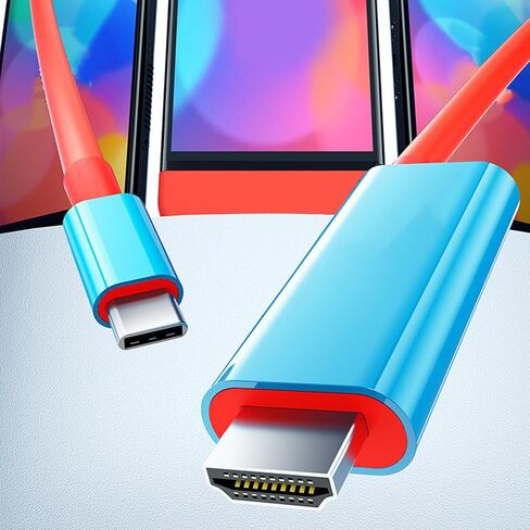 محطة إرساء تلفزيون LICAEVEY، كابل محول واجهة الوسائط المتعددة من النوع C إلى HD مع شحن سريع 4K 60 هرتز 100 وات PD، لوحدة التحكم في الهواتف الذكية والأجهزة اللوحية وأجهزة الكمبيوتر المحمولة in Kuwait