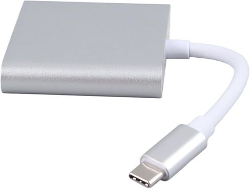 محطة إرساء Cuifati USB C، محور من سبائك الألومنيوم 3 في 1 مع 60 وات PD 4K USB 3.0 5 جيجابت في الثانية، لمحرك أقراص فلاش لجهاز عرض التلفزيون المحمول in Kuwait