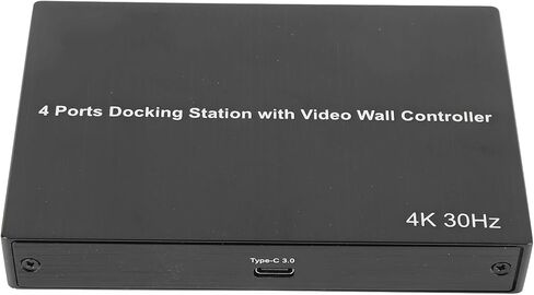 USB 3.0 to HD Multimedia Interface Docking Station, 4 Ports USB C Hub with 4K 30Hz x 2 and 1080P 60Hz x 2, for 11 10 7 8.1 OS 10.10 7.1 (US Plug) in Kuwait