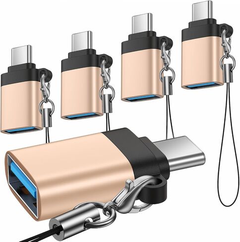 Cebkit USB C Male to USB 3.0 Female Adapter 5Pack OTG Adapter in Kuwait
