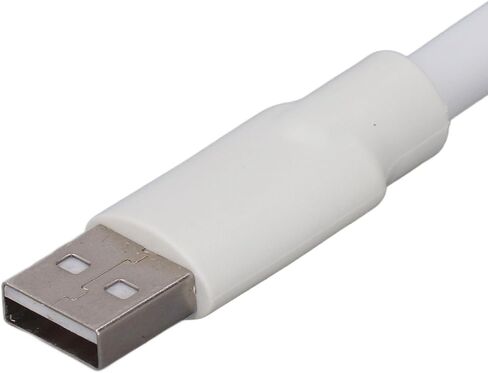 مصباح LED USB صغير، على شكل رجل ثلج كرتوني، أبيض، تيار مستمر 5 فولت، خرطوم مرن، موفر للطاقة - ضوء قراءة USB محمول، التوصيل والتشغيل، مثالي بجانب السرير والتخييم in Kuwait