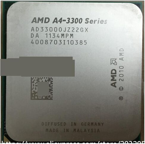 A A4 3300 2.5GHz 1MB 65W CPU Processor FM1 Scrattered Pieces A4-3300 APU in Kuwait