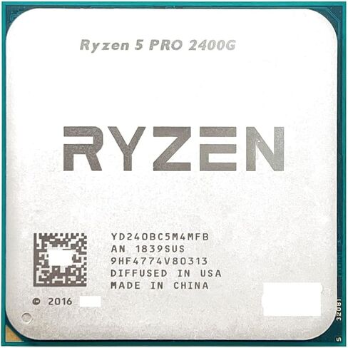R 5 Pro 2400G R5 2400g 3.6 GHz رباعي النواة رباعي الموضوع 65 واط معالج وحدة المعالجة المركزية YD240BC5M4MFB المقبس AM4 in Kuwait