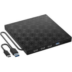 Plug and Play External Disc ROM Recorder Featuring Fast Data Transfer for Notebook Computers Docking Station for Laptop with in Kuwait
