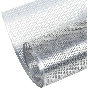 AggAuto Universal 40"x13" Car Grill Mesh - Aluminum Alloy Automotive Grille Insert Bumper Rhombic Hole 4x8mm, One of the Most Multifunctional Shape Grids Silver in Kuwait