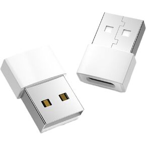 مجموعة محول USB C إلى USB2.0 مكونة من 2 محول USB2.0 ذكر لكتابة أنثى لتوسيع الأجهزة المحمولة لأجهزة الكمبيوتر المحمول والنوع إلى محولات USB in Kuwait