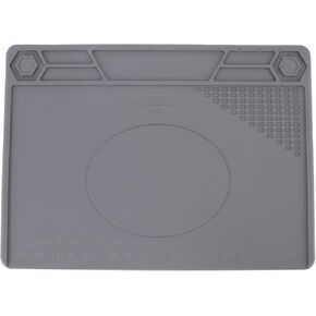 Silicone Heat Insulation Repair Mat with Scale Ruler, Screw Position and Anti Slip - High Temperature Resistance, Multifunctional Use for Soldering and Electronic Repairs in Kuwait