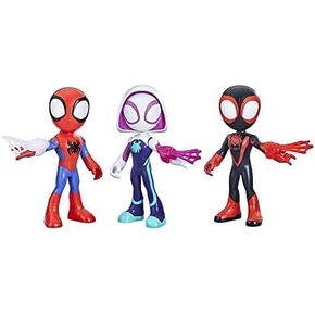 Spidey and his Amazing Friends Supersize Hero Multipack، 3 شخصيات عمل كبيرة، لعبة Marvel Preschool Super Hero، للأعمار من 3 سنوات فما فوق، 9 بوصات (حصريًا لأمازون) in Kuwait