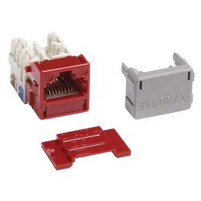 Systimax MGS400-317 GigaSPEEDÂ XL MGS400 Series منفذ معلومات U/UTP فئة 6، أحمر in Kuwait