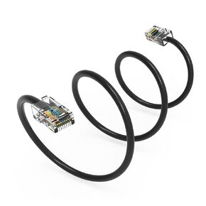 6Ft Cat6 UTP Ethernet Network Non Booted Cable Black in Kuwait