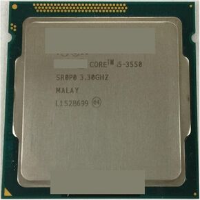 CPU I5-3550 Quad c 1155 Pin I5 3550 Central Processor CPU Cooler Can Work in Kuwait