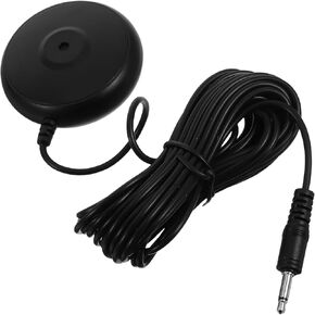 BESPORTBLE Plug-in Desk Microphone 3.5mm Stereo Audio Calibration Mic for Conference Room and Desktop Use with 5m Straight Cable in Kuwait