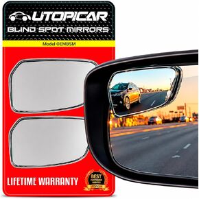 2.5" Unique Convex Blind Spot Side: Rear View/Rearview Truck And Car Mirror Automotive Exterior Blindspot Accessories For Men/Women Auto Parts (2pack) in Kuwait
