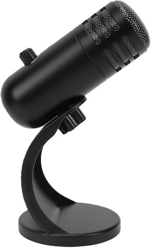 Omnidirectional Condenser Microphone for PC | USB Gaming Mic with RGB Noise Cancellation Volume Control for Streaming Recording Conference in Kuwait