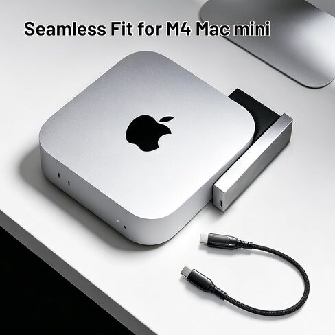 Dual USB-C Power Kit for Mac mini 4, Supports PD Charging, Seamlessly Switches Between the Two Ports to Avoid Power Outages, Simplifies Desktop in Kuwait