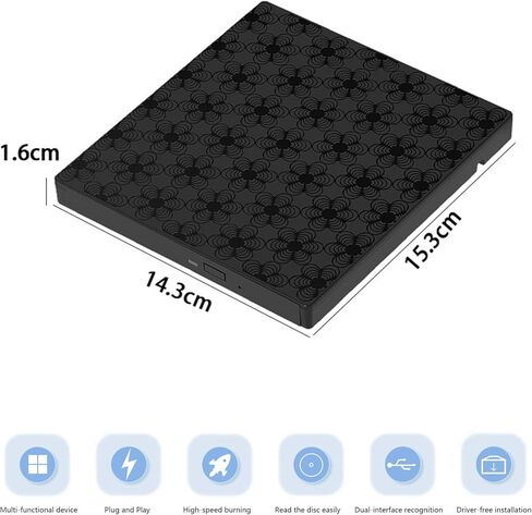قم بتوصيل وتشغيل مسجل القرص ROM الخارجي الذي يتميز بنقل سريع للبيانات لمحطة إرساء أجهزة الكمبيوتر المحمولة لأجهزة الكمبيوتر المحمول المزودة in Kuwait