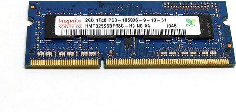 Hynix 2GB 1Rx8 PC3 10600S-9-10-B1 RAM SODIMM HMT325S6BFR8C-H9 in Kuwait