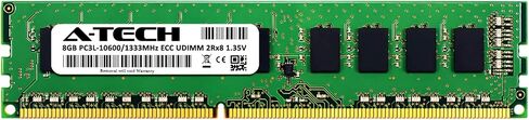 بديل A-Tech 8 جيجابايت لجهاز Samsung M391B1G73AH0-YH9 - DDR3 1333MHz PC3L-10600E ECC Unbuffered UDIMM 240-Pin 2Rx8 1.35V - عصا ذاكرة الوصول العشوائي لخادم واحد (M391B1G73AH0-YH9-ATC) in Kuwait