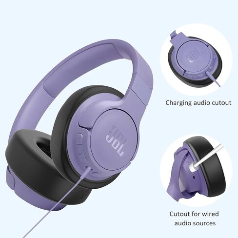 غطاء وسائد أذن من السيليكون لـ JBL Tune 770NC، غطاء جلد ناعم مضاد للخدش وغبار لسماعات JBL 720BT وJBL 770NC (أسود) in Kuwait