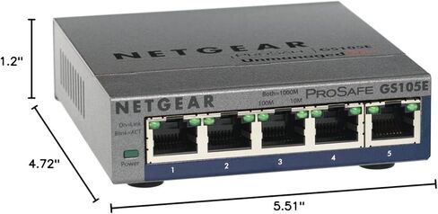 NETGEAR ProSafe 5-Port Gigabit Unmanaged Plus Switch GS105E in Kuwait