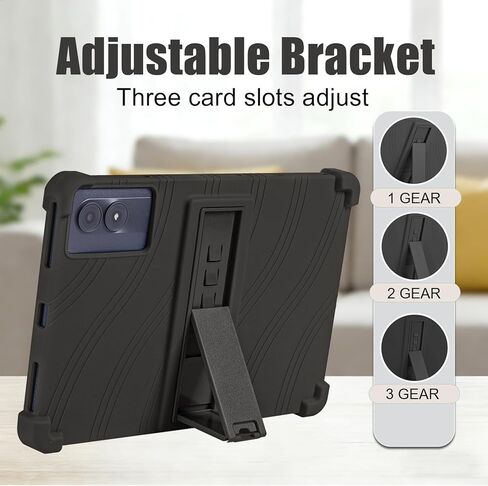 ATOOZ for ApoloMedia EP1095TA Tablet Case 2025,Soft Silicone Kids Universal 11 inch Tablet Case for ApoloSign/TABWEE/Ulefone/BESTTAB/Blackview/Oscal/AGM/UMIDIGI 11 inch Tablet with Stand(Black) in Kuwait