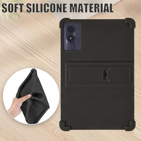 ATOOZ for ApoloMedia EP1095TA Tablet Case 2025,Soft Silicone Kids Universal 11 inch Tablet Case for ApoloSign/TABWEE/Ulefone/BESTTAB/Blackview/Oscal/AGM/UMIDIGI 11 inch Tablet with Stand(Black) in Kuwait