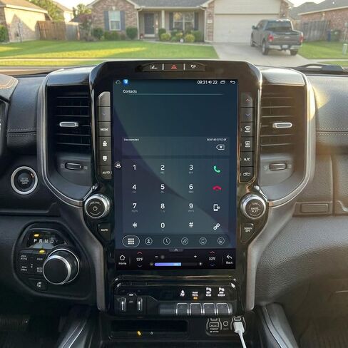 ترقية ستيريو سيارة Android 14 مقاس 13.6 بوصة لسيارة Dodge Ram 2019-2023، راديو السيارة سعة 6 جيجابايت + 64 جيجابايت، Carplay اللاسلكي وAndroid Auto، 1920 * 1200 2K HD GPS للملاحة، بلوتوث BT/FM/AM in Kuwait