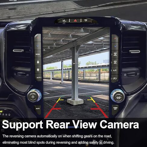ترقية ستيريو سيارة Android 14 مقاس 13.6 بوصة لسيارة Dodge Ram 2019-2023، راديو السيارة سعة 6 جيجابايت + 64 جيجابايت، Carplay اللاسلكي وAndroid Auto، 1920 * 1200 2K HD GPS للملاحة، بلوتوث BT/FM/AM in Kuwait