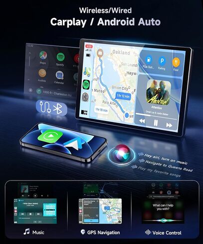 11.5'' 5G WiFi Car Stereo for Toyota Sienna 2010-2014, HD 2000x1200P Ultra-Thin Incell Screen Car Radio, Wireless CarPlay Android Auto, 4GB+64GB, GPS FM/RDS Bluetooth SWC, AHD Backup Camera in Kuwait