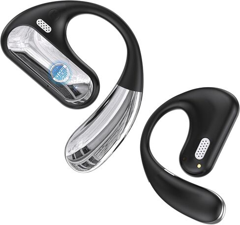 Boytond Open Ear Earbuds, Wireless Ear Buds,Earhook Earbuds with 40H Playtime,IPX7 Waterproof Sports Bluetooth Earphones,Bluetooth V5.3 Ultra Comfort Open Ear Headphones Wireless,Clear Calls in Kuwait