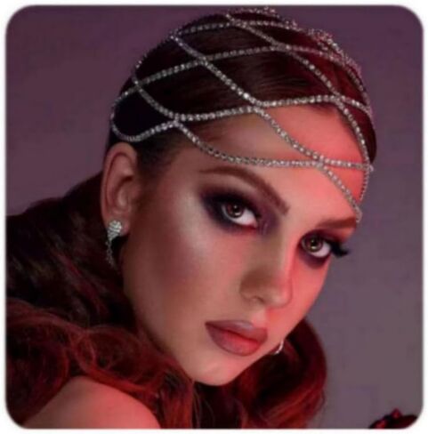 رأس الراين من أجل نساء إكسسوارات الشعر الكريستالية شرابة الشعر بطن رأس الزفاف رأس الزفاف رئيس الزفاف in Saudi Arabia