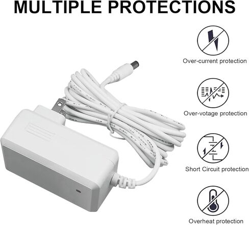 Power Cord Replacement for Zima Dental Pod & Pod PRO Ultrasonic Cleaner Machine, 12V 1.5A Charger Cord (10 Feet) in Kuwait
