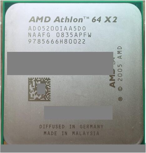 معالج وحدة المعالجة المركزية لسطح المكتب A A 64X2 5200+ 2.7Ghz 1MB Cache AM2 مقبس 940 Pin Dual c in Kuwait