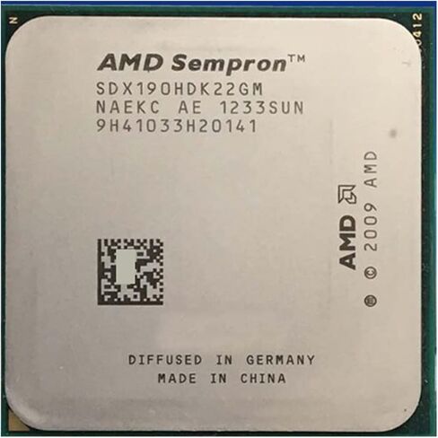 معالج Sempron X2 190 CPU ثنائي c مقبس سطح المكتب 938 AM3 2.5 جيجا هرتز 45 واط SDX190HDK22GM in Kuwait