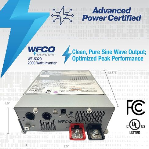 WFCO WF-5320 سلسلة WF-5300 عاكس - 2000 وات in Kuwait