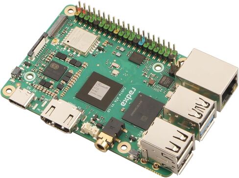 Radxa Cubie A7A Single Board Computer, High-Speed LPDDR5, Edge AI Computing Development Board with USB, HDMI, Ethernet Ports (Radxa Cubie A7A 4GB) in Kuwait