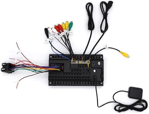 راديو ستيريو للسيارة Android 14 Double Din متوافق مع Ford F250 F-350 1999-2004، 2G+32G 7 بوصات راديو السيارة بشاشة تعمل باللمس مع Carplay Android Auto GPS WiFi Bluetooth RDS SWC Mic كاميرا احتياطية in Kuwait