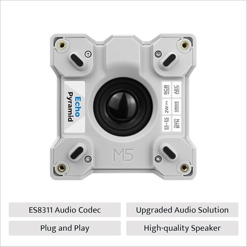 M5Stack Official Voice Pyramid Smart Speaker Base Without M5Atom in Kuwait