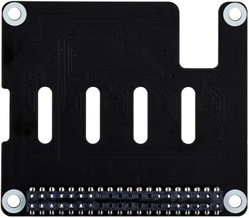 PCIe to 4-CH PCIe HAT Adapter Board, Compatible for Raspberry Pi 5, PCIe Gen2 Expansion Module with 4 FFC Connectors, Supports Multiple PCIe HAT Stacking for Raspberry Pi 5 Projects in Kuwait