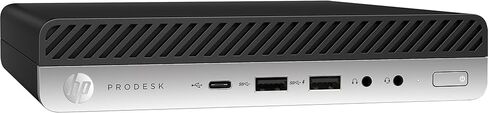 كمبيوتر مكتبي صغير HP ProDesk 600 G4 مع شاشة 24 بوصة، كمبيوتر صغير 600G4 Win11 Core 8th 3.5 جيجا هرتز، ذاكرة الوصول العشوائي 8 جيجابايت، 256 جيجابايت SSD، لوحة مفاتيح RGB، HDMI (متجدد) in Kuwait