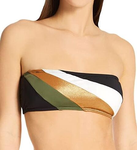 Vince Camuto Women's Colorblocked Bandeau Bikini Top in Saudi Arabia