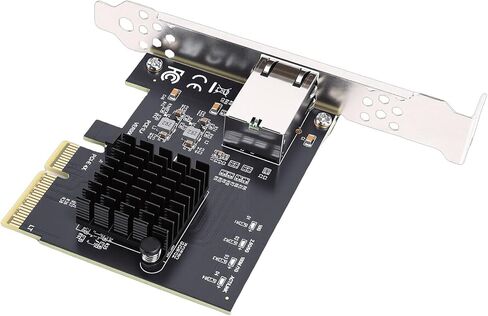 PCIe 4X Gigabit Network Card, 10Gbps Ethernet Adapter with RTL8127AT Chip for Desktop Server PC NAS in Kuwait